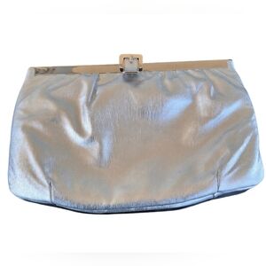 Mardone Elegant Silver Clutch Bag